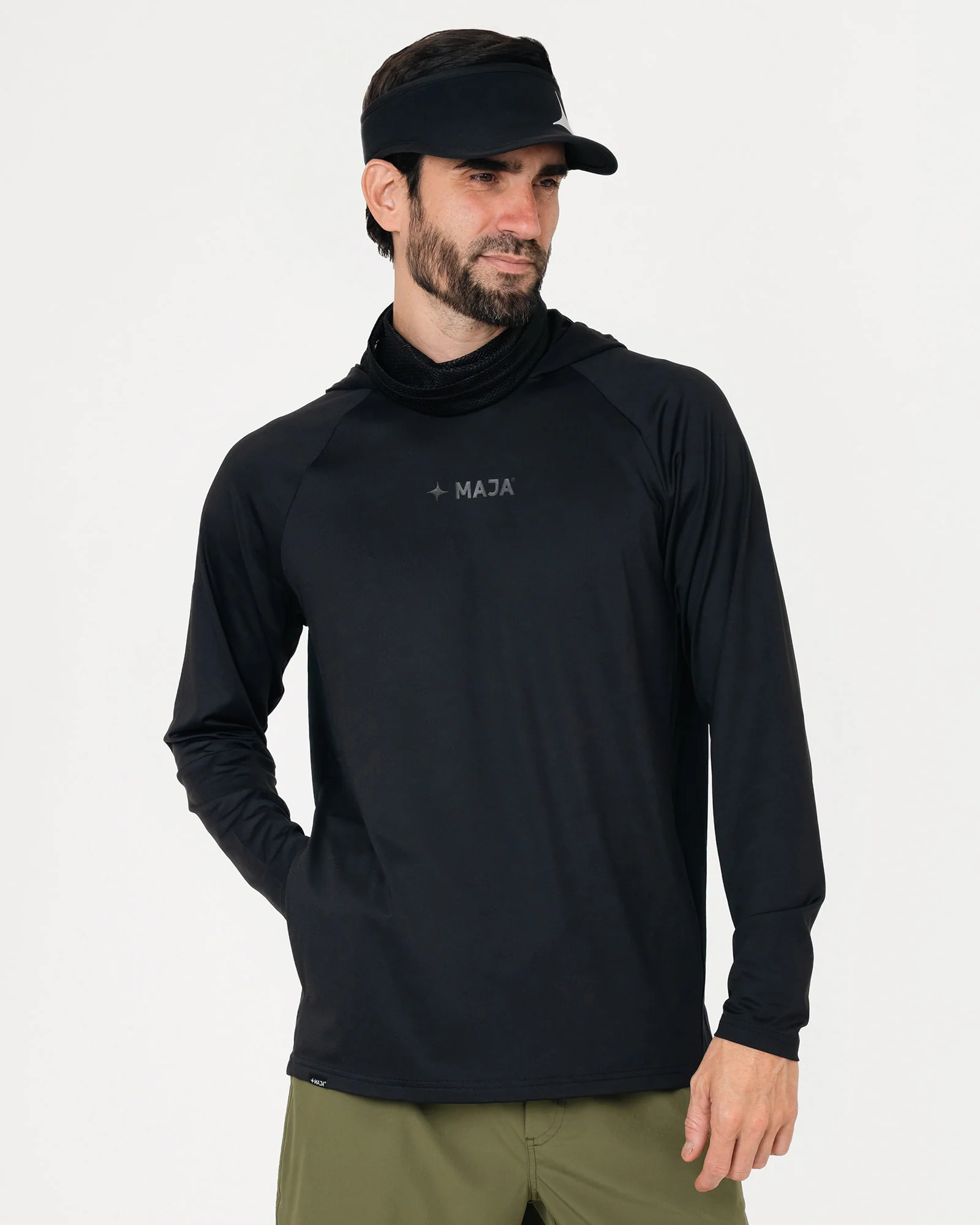 Playera Performance con Gorro y Máscara MAJA Bamboo - Image 5