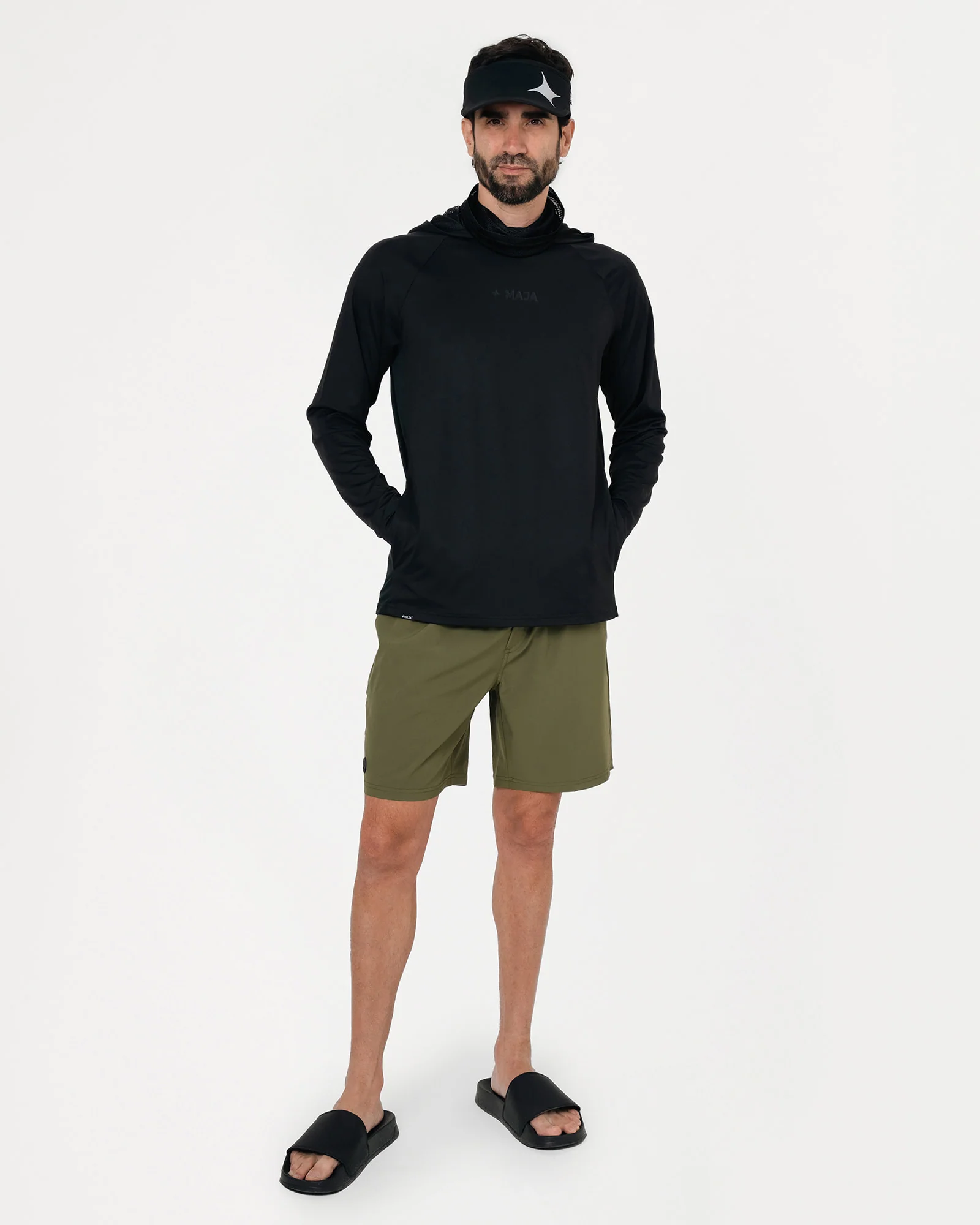 Playera Performance con Gorro y Máscara MAJA Bamboo - Image 9